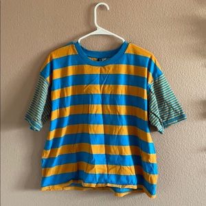 unisex clementine n blue body top